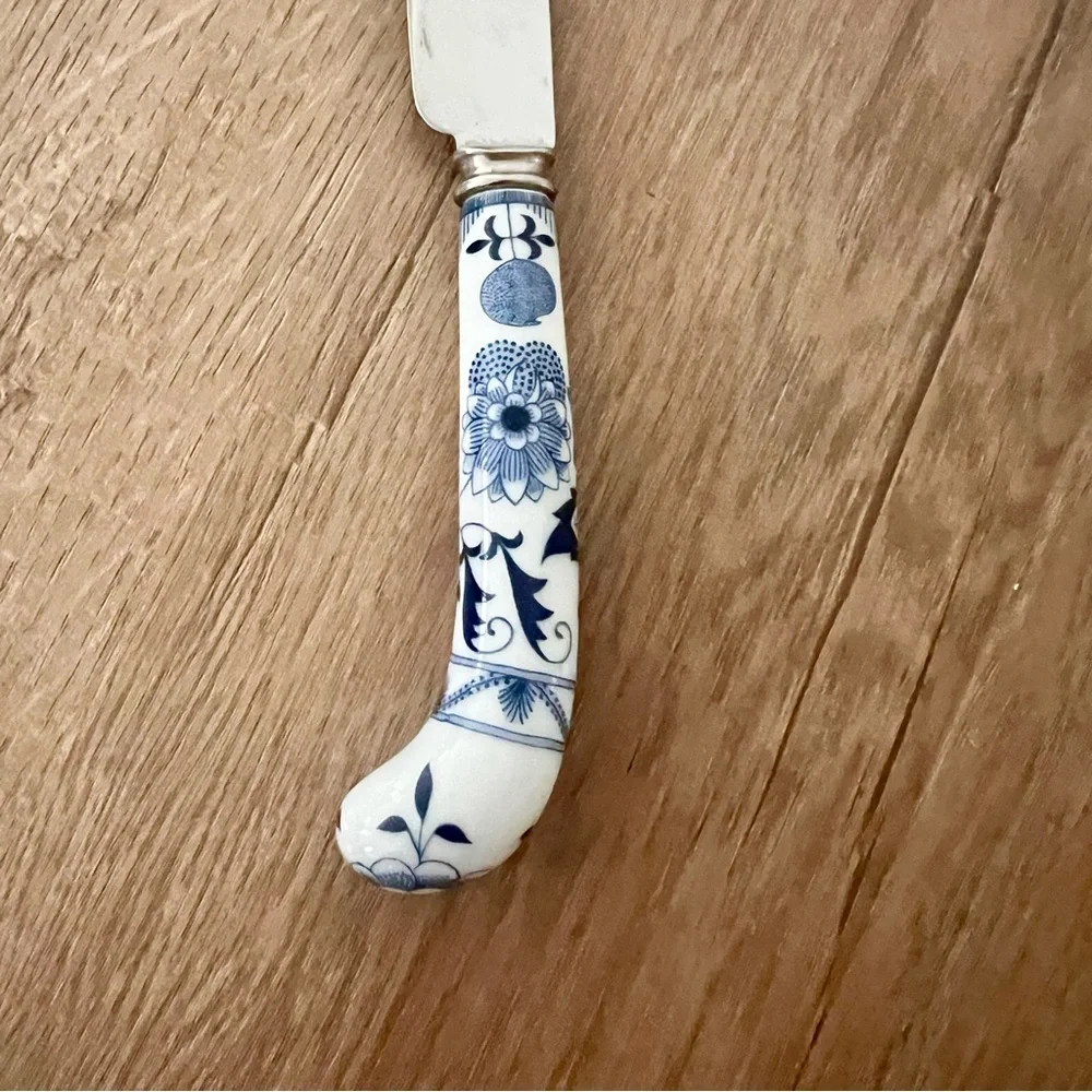 Jamio Lynn‎ Blue Onion Sheffield ENGLAND Bread Knife STAINLESS Steel Vintage